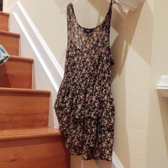Express Tops - 3/$30 NWOT Floral peplum flowy festival tank top